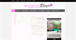 Desktop Screenshot of houstonmothersblog.com